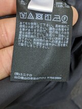 2．ユニクロ UNIQLO SLIM FIT 複合繊維使用 ポリエステル テーラード 感動ジャケット メンズL グレーx906_画像6