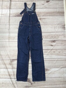 9. big bell Vintage BIG BELL Denim overall all-in-one overall American Casual Work men's M navy y905