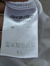 8．サンタクルーズ SANTA CRUZ スクリームハンド ゴア デザイン 半袖Tシャツ メンズXL 白ピンク薄緑系 x909_画像6