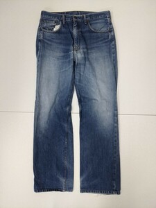 1．リーバイス 日本製 00s LEVI'S 512 デニム ジーンズ パンツ アメカジ ワーク W34L34　ネイビーy101