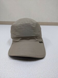 16．モンベル mont-bell 1118696ブリーズ ワークキャップ 帽子 キャップ メンズM 56~58cm ベージュ x103