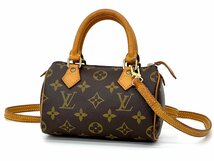 LOUIS VUITTON ルイ・ヴィトン モノグラム ミニスピーディ M41534 ハンドバッグ ショルダーバッグ 2WAY_画像1