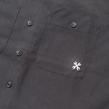 XLサイズ BLUCO ブルコ スタンダード 半袖ワークシャツ ブラック STANDARD WORK SHIRTS S/S 黒色_画像3