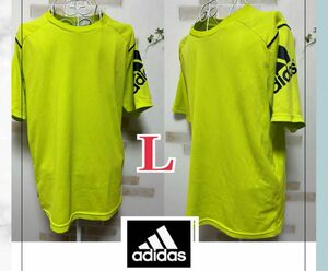 【メンズ　Lサイズ】☆アディダスTシャツ 速乾　ドライ　adidas スポーツ