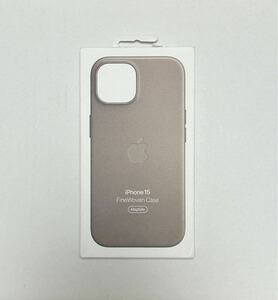 Apple純正iPhone 15 ファインウーブンケース 新品 トープ