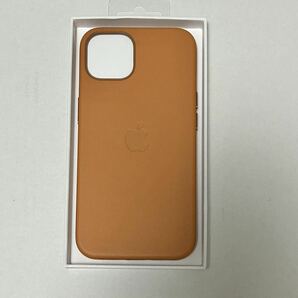 Apple純正iPhone 13 レザーケース 新品 ゴールデンブラウンの画像2