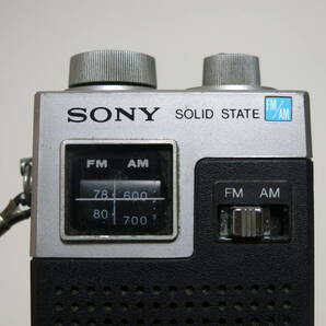 【昭和レトロ】SONY  ★FM/AM トランジスターラジオ  TFM-4500  の画像3