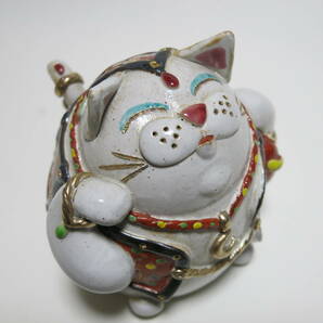 【猫好き注目！】クレイワークス YASU 作 ★猫の置物（陶器） の画像6