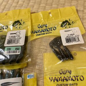 GaryYAMAMOTO ゲーリーヤマモト カットテール ヤマセンコー グラブ バス釣り ワーム ワームセットの画像8