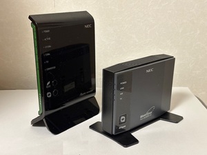 【美品】NECルーター Aterm WG1400HP + イーサネットコンバーター WL300NE-AG 動作確認済