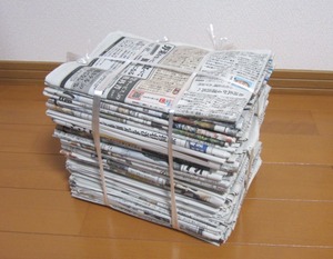 ●送料無料●新聞紙・古新聞 45日分 約6.0kg●窓ふき・緩衝材・引っ越し・梱包・工作等に●