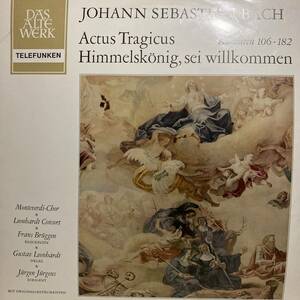 LP独テレフンケン ユルゲンス レオンハルト ブリュッヘン バッハ カンタータ106,182番