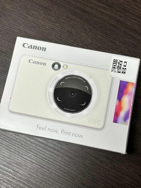 Canon iNSPiC ZV-123-PW ホワイト 開封済未使用 保証2025/4まで