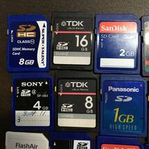 SDカード メモリーカード まとめ 15枚 HC FLASH AIR TDK SANDISK Panasonic TOSHIBA GB_画像2