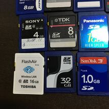 SDカード メモリーカード まとめ 15枚 HC FLASH AIR TDK SANDISK Panasonic TOSHIBA GB_画像5