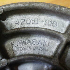 カワサキ 500SS  KA  H1A  リアブレーキパネル の画像3