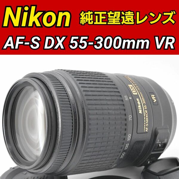 Nikon DX AF-S 55-300mm F4.5-5.6G ED VR ニコン NIKKOR 望遠レンズ 手ぶれ補正