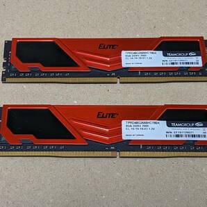 Team DDR4 2666Mhz PC4-21300 8GBx2枚 16GBの画像2