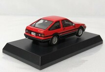 京商 1/64 トヨタ カローラ レビン AE86 赤×黒 スポーツカー ミニカーコレクション大量整理 サークルKサンクス限定 人気旧車 TOYOTA LEVIN_画像7