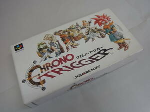 160319K74-0429K-A1■クロノ・トリガー CHRONO TRIGGER■スーパーファミコン ソフト 箱・取説 付き 動作未確認 ジャンク扱い／中古品