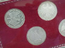 160427K12-0430K■ミュンヘンオリンピック■記念銀貨 10マルク 5点セット ケース付き／コイン_画像4