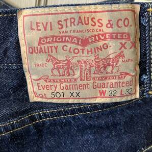 【美中古】リーバイス ヴィンテージクロージング 1955年 501 LEVI'S VINTAGE CLOTHING 1955 501 ジーンズ ダークインディゴ RINSEの画像4