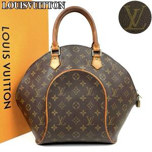 【美品】LOUIS VUITTON ルイヴィトン ハンドバッグ トートバッグ モノグラム エリプスMM M51126 ゴールド金具 ビジネス 男女兼用 人気 高級