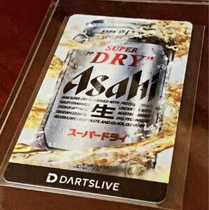 限定 非売品 新品 アサヒスーパードライ スーパードライ ビール ダーツライブ DARTSLIVE カード ダーツライブカード 