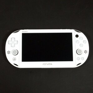 ▲□SONY(ソニー)♪PlayStation Vita♪ホワイト♪PCH-2000♪WiFi仕様♪薄型軽量モデル♪初期化済みの画像3