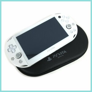 ^*SONY( Sony )!PlayStation Vita! white!PCH-2000!WiFi specification! thin type light weight model! the first period . ending 