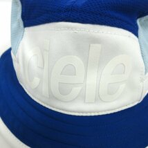 ▽★【良品】 Ciele(シエル) バケットハット ブルー♪ホワイト♪サイズF♪紫外線対策♪UVカット♪メッシュ素材♪軽量♪洗濯可能_画像6