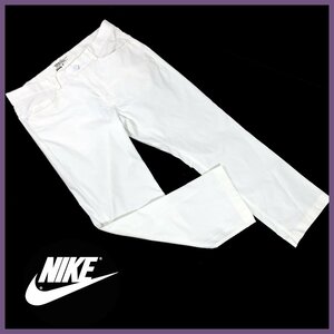 △▼NIKE GOLF(ナイキゴルフ)▼ゴルフパンツ▼サイズ33▼ホワイト▼ロングパンツ▼メンズパンツ