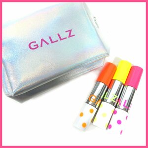 §★GALLZ Cosmetics(ギャルズコスメティックス)★アゲ盛れグリッター＆オリジナルポーチ★計4点