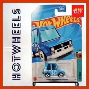 未開封／ホットウィール／トレジャーハント／トゥーンド フォルクスワーゲン ゴルフ MK1／HotWHeeLs