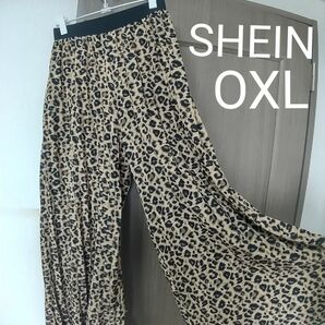 used SHEIN OXL プリーツ ワイドフレアパンツ ワイドパンツ スソ縫製処理