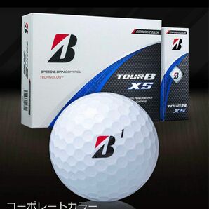 ブリヂストンゴルフボール　2024年モデル　TOUR B XS　【1ダース(12個入)】　コーポレートカラー新品未使用