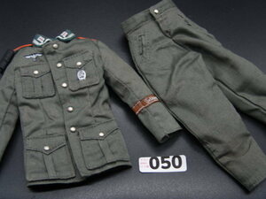 [ DR 050 ]1/6 doll parts :DRAGON made Germany army police squad under .. military uniform top and bottom (WWII)[ long-term storage * junk treatment goods ]