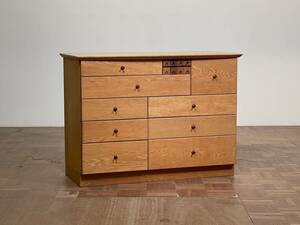 -od7139l Takumi industrial arts oak × walnut natural wood Guild craft Northern Europe modern sideboard nervous chest lACTUS actus master wall 