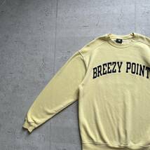 champion チャンピオン カレッジロゴ BREEZY クルーネック スウェット トレーナー イエロー M_画像1