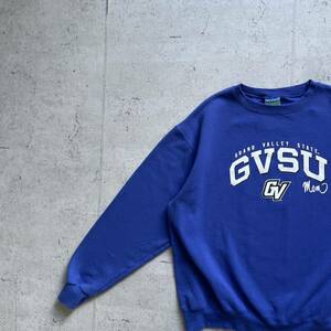 champion チャンピオン カレッジロゴ GVSU クルーネック スウェット トレーナー ブルー L