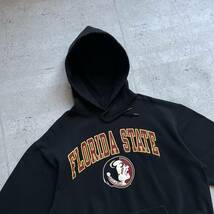 champion チャンピオン カレッジロゴ FLORIDA STATE プルオーバー パーカー ブラック L_画像3