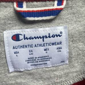 champion チャンピオン ワンポイントロゴ クルーネック スウェット トレーナー レッド Lの画像7