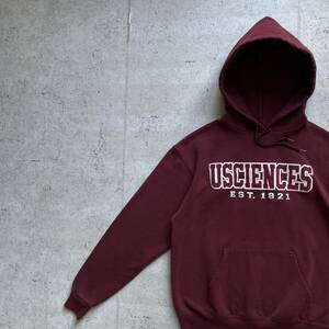 champion チャンピオン カレッジロゴ USCIENCES プルオーバー パーカー ボルドー M