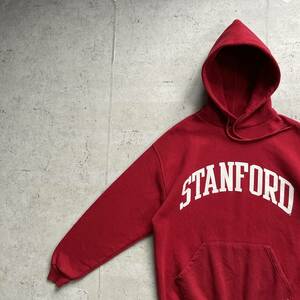 RUSSELL ラッセル ガレージロゴ STANFORD プルオーバー パーカー レッド L