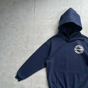 champion チャンピオン 胸ロゴ CHICAGO プルオーバー パーカー ネイビー M