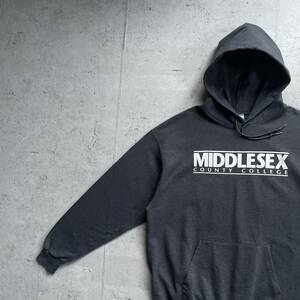 champion チャンピオン カレッジロゴ MIDDLESEX プルオーバー パーカー チャコールグレー XL