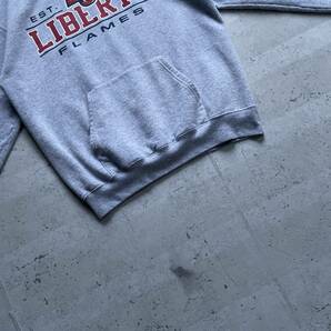 champion チャンピオン カレッジロゴ LIBERTY プルオーバー パーカー グレー Mの画像4