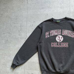 champion チャンピオン カレッジロゴ ST.THOMAS クルーネック スウェット トレーナー チャコールグレー M