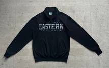 champion チャンピオン カレッジロゴ EASTERN ハーフジップ スウェット トレーナー ブラック M_画像2