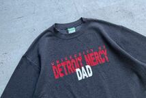 champion チャンピオン カレッジロゴ DETROIT MERCY クルーネック スウェット トレーナー チャコールグレー L_画像3